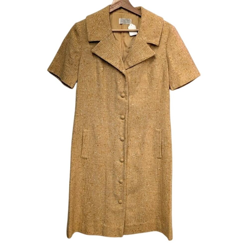 Pendleton Wool Tweed Button Down Dress - image 1